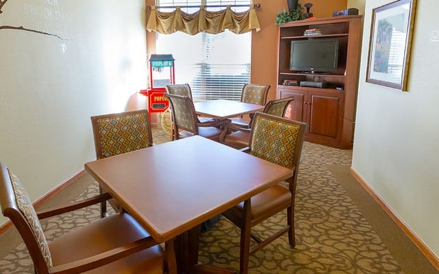 Interior common area with seating and decor