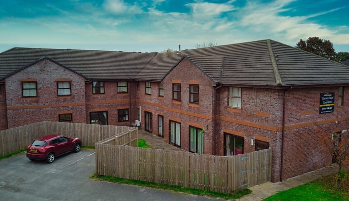 Exterior view of Clement Court Care Home building