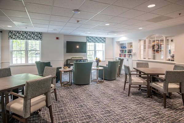 Interior common area with seating and decor