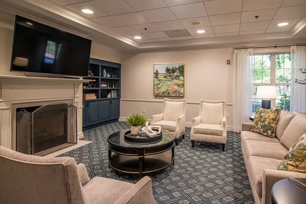 Cozy common area with comfortable seating