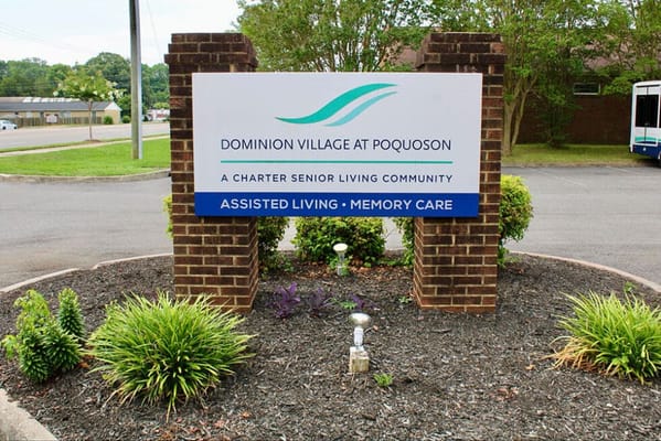 Facility logo with name and services