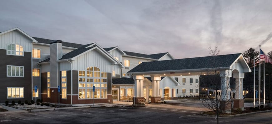 Exterior view of Charter Senior Living of Brookfield