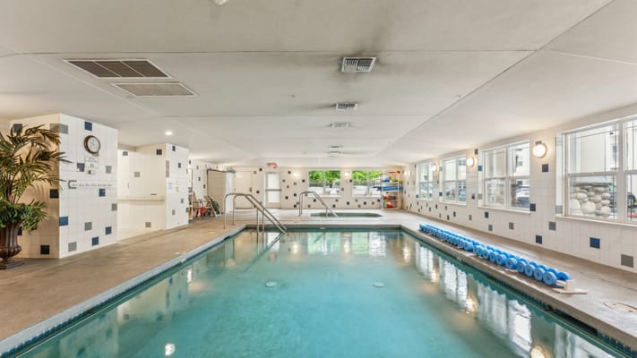 Indoor swimming pool at the facility