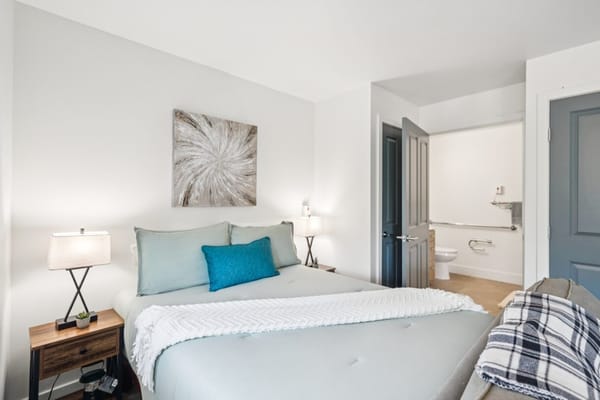 Cozy private resident room with modern decor