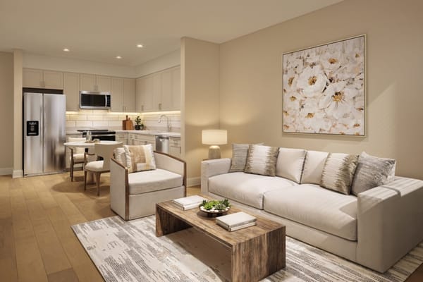 Modern interior of a living room