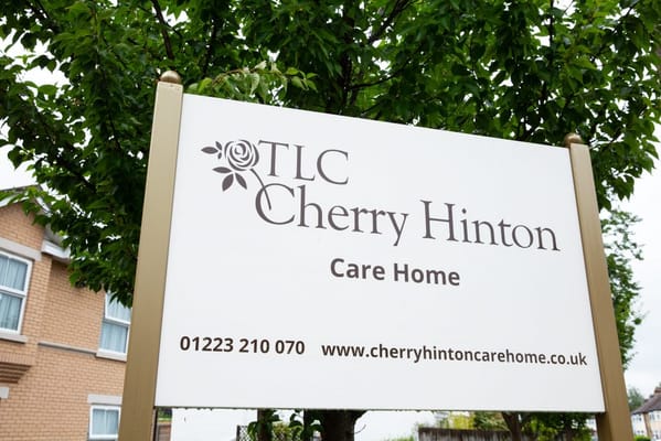Sign for Cherry Hinton Care Home
