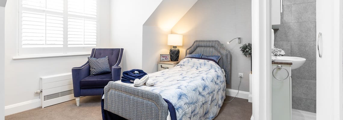 Cozy private resident room with modern decor