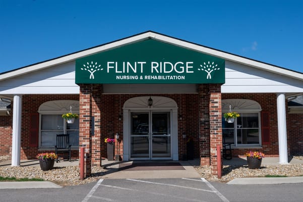 Exterior view of Flint Ridge Nursing and Rehabilitation building