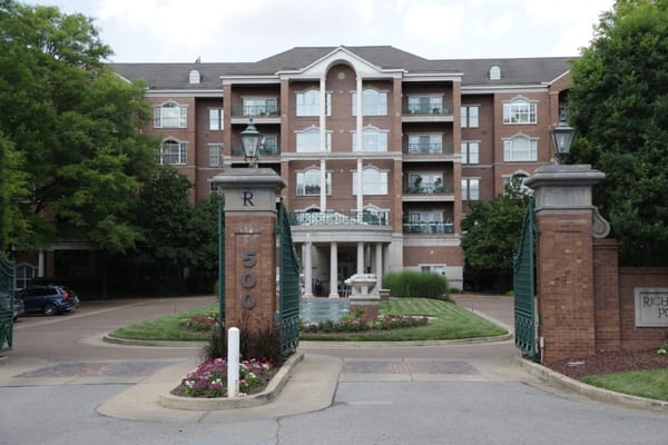 Entrance of Richland Place assisted living facility