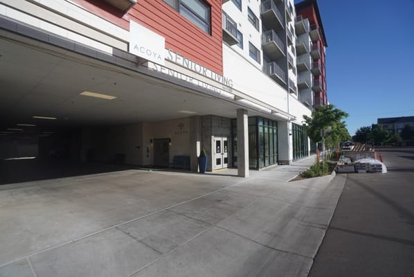 Entrance and exterior view of ACOYA Cherry Creek