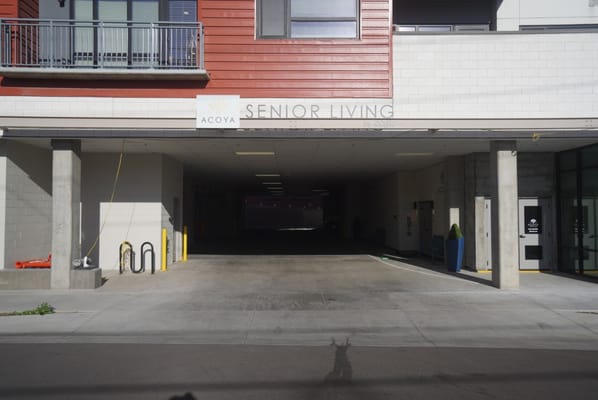 Entrance to ACOYA senior living facility