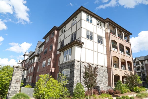 Exterior view of a senior living facility