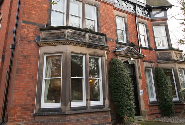 Exterior view of a senior living facility