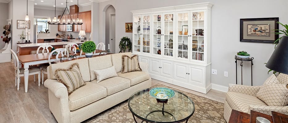 Bright common area with a cozy seating arrangement