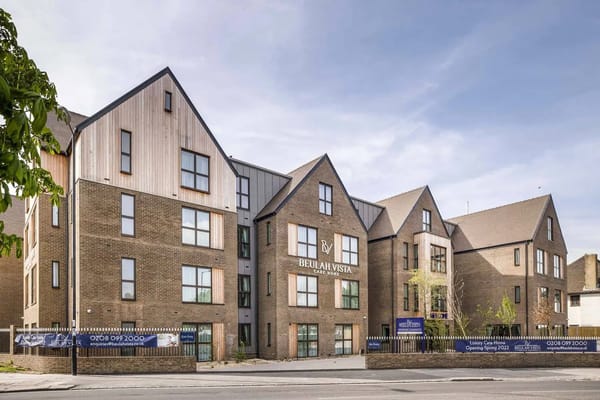 Exterior view of Beulah Vista Care Home building
