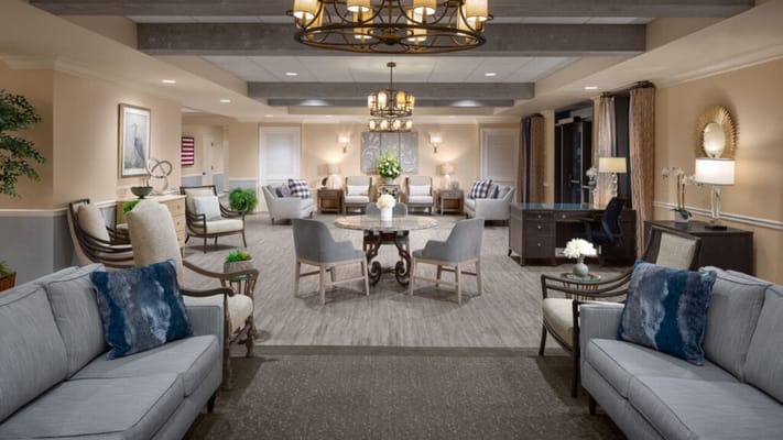 Interior common area with seating and decor