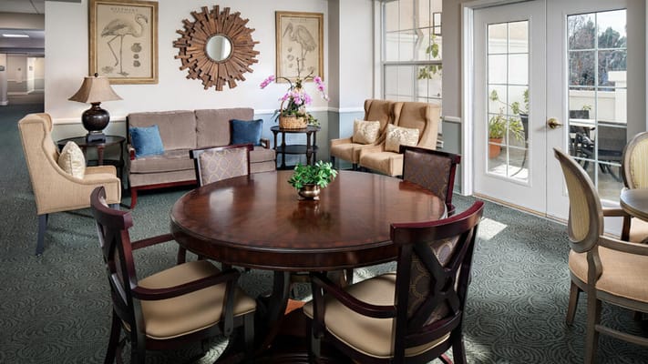 Interior common area with seating and decor