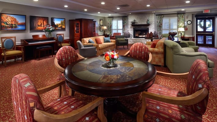 Interior common area with seating and decor