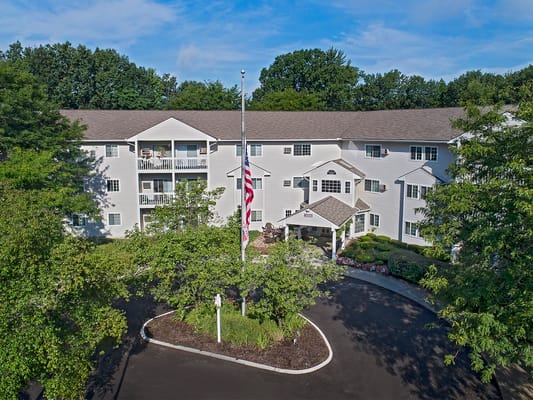 Exterior view of the American House Westland Hunter facility