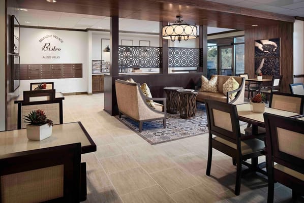 Interior of the Bistro dining area with seating