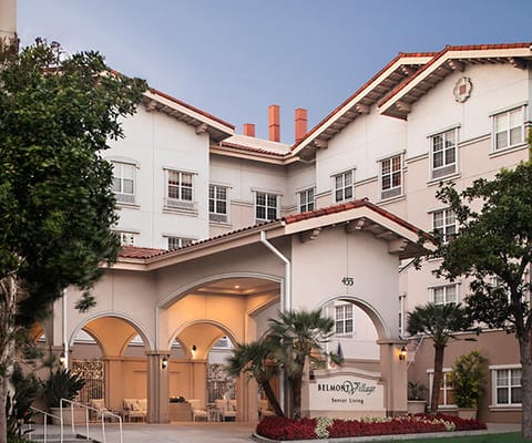 Exterior view of Belmont Village Senior Living Burbank