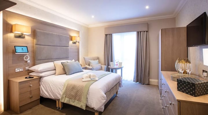 Cozy private resident room with modern decor