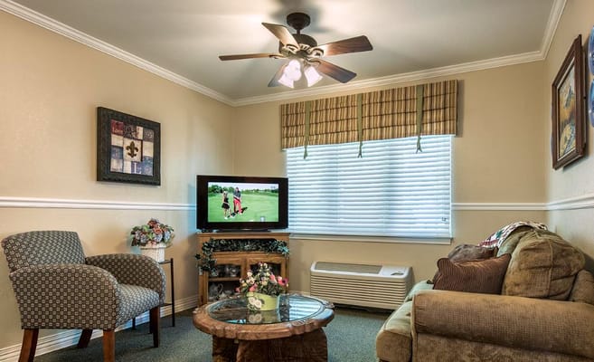 Cozy common area with a comfortable seating arrangement