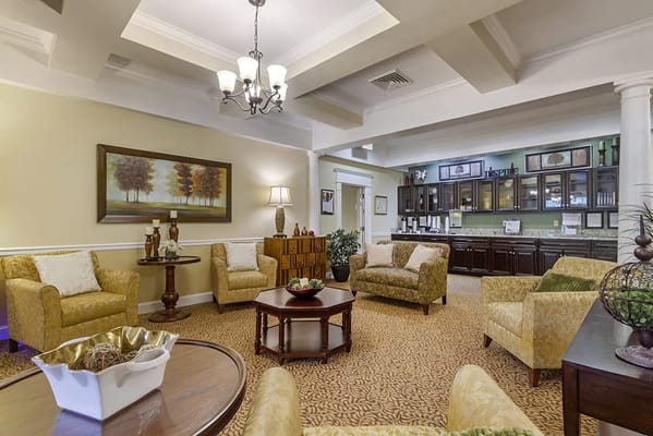 Interior common area with seating and decor