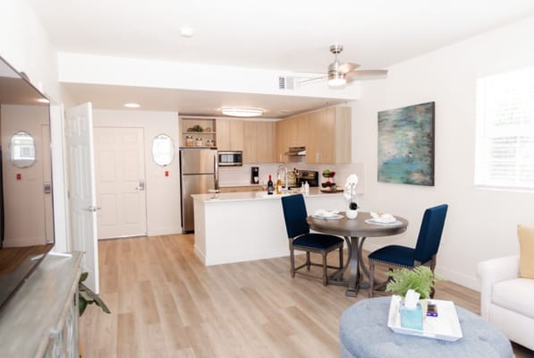 Modern interior of a cozy living space