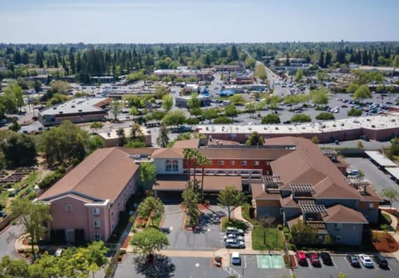 Aerial view of Cogir of Stock Ranch and surrounding area