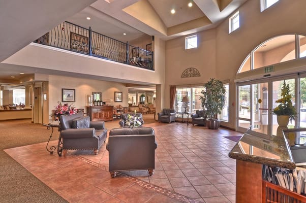 Interior view of a welcoming lobby area