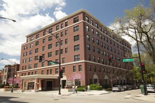 Exterior view of Belmont Village Senior Living facility