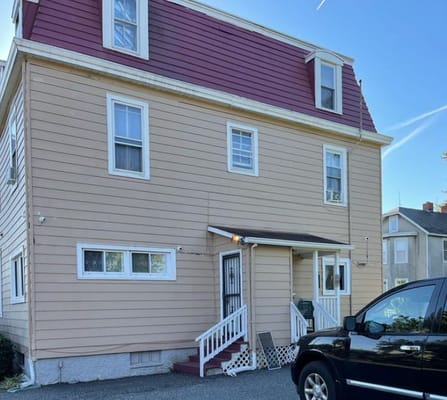 Exterior view of a nursing home building