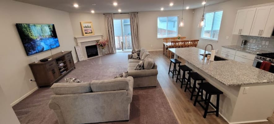 Bright and spacious common area in the facility