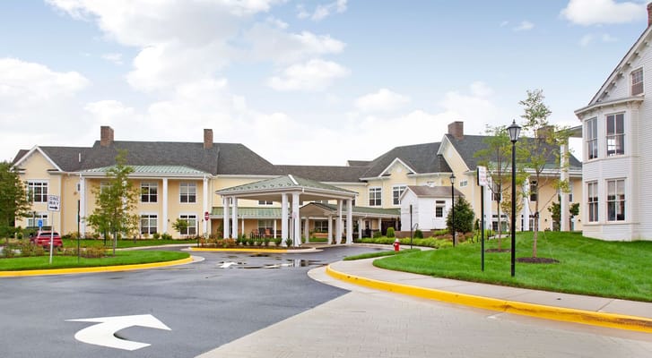 Main entrance view of Sunrise at Silas Burke House