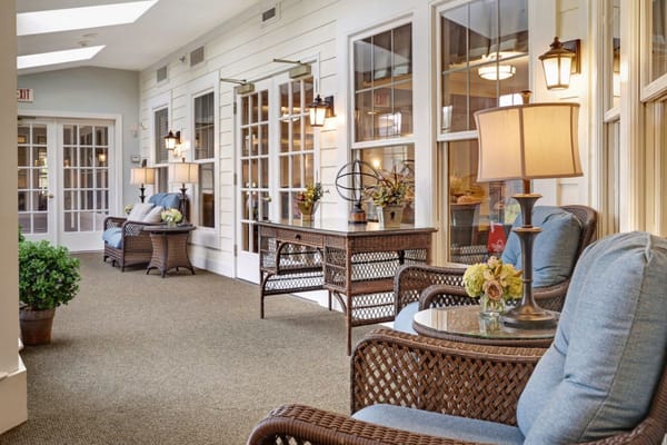 Interior common area with seating and decor