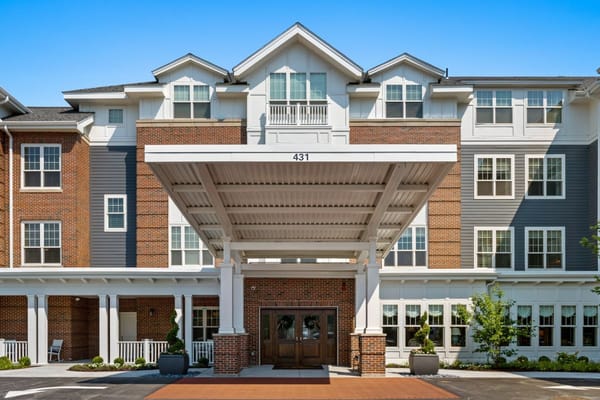 Exterior view of Sunrise of Newton entrance