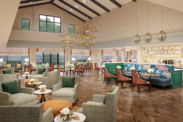 Spacious living room area with seating and modern decor