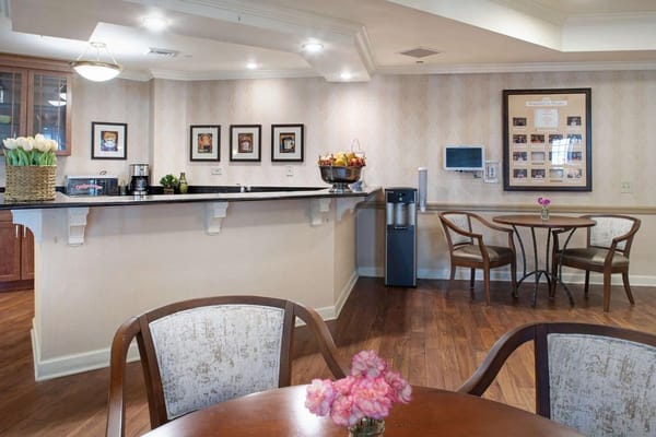 Interior common area with seating and decor