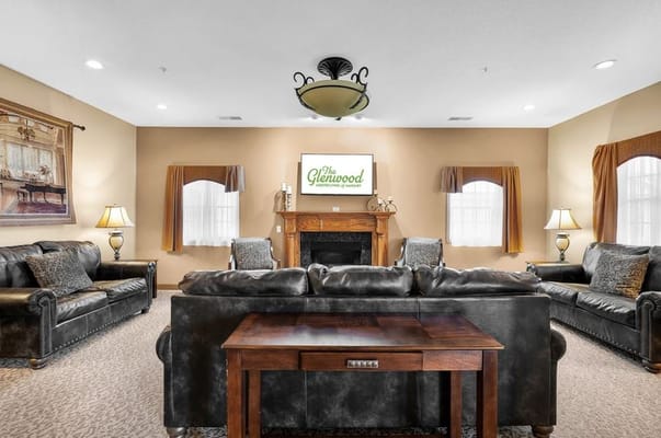 Cozy lounge area with comfortable seating