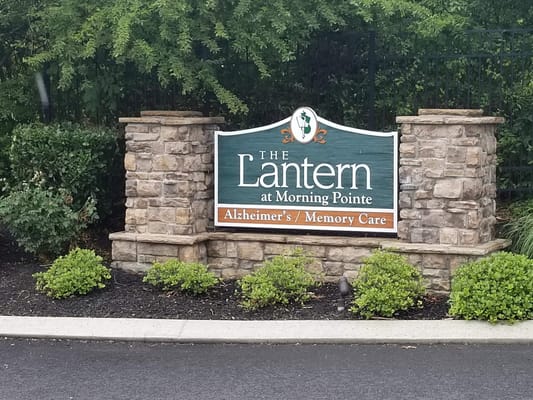Sign for The Lantern at Morning Pointe facility