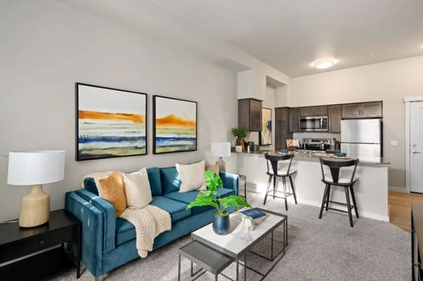 Modern interior of a living space in a senior facility