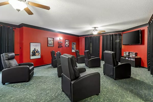 Interior of a relaxation room with seating