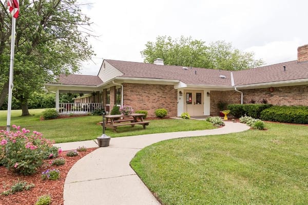 Exterior view of Cedarview Rehabilitation & Nursing Care facility