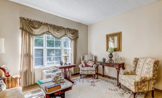 Cozy interior lounge with armchairs and decor