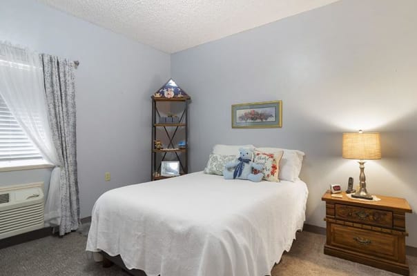 Cozy private resident room with decor