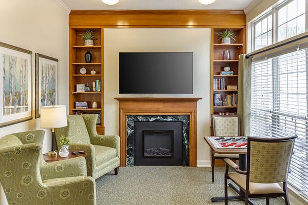 Interior common area with seating and decor