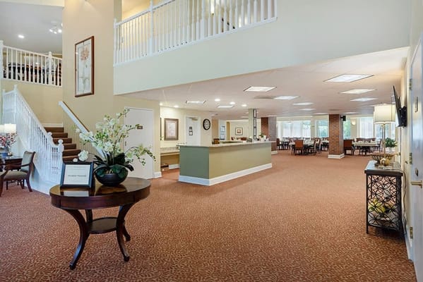 Interior view of a welcoming common area
