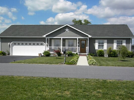 Exterior view of a single-story assisted living facility