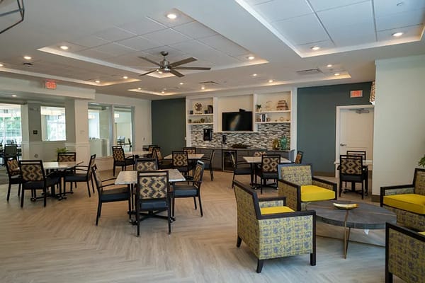 Interior common area with seating and decor